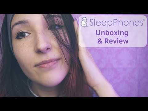 ASMR - UNBOXING & WHISPER ~ SleepPhones Effortless First Impression/Review! ~