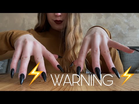 ASMR | ⚡️ Chaotic and fast BUILDUP Tapping and Scratching⚡️