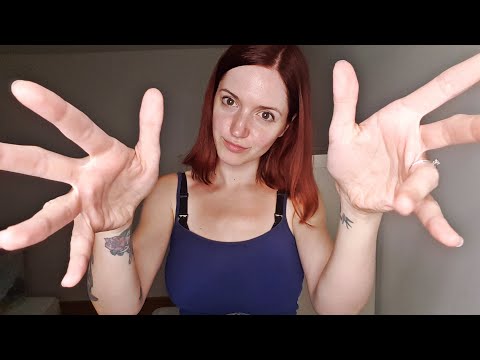ASMR fast dry hand sounds with personal attention, tongue clicking and relaxing whispering