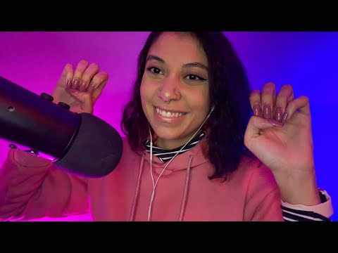 ASMR FAST & Aggressive Mouth Sounds, Nail Tapping, & MORE