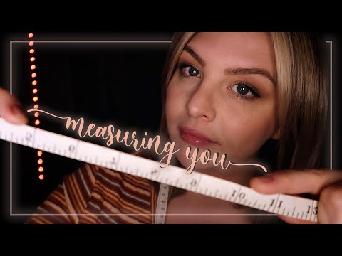 😴🧡 ASMR Measuring and Adjusting YOU 🧡😴 Personal Attention Roleplay, Whispers