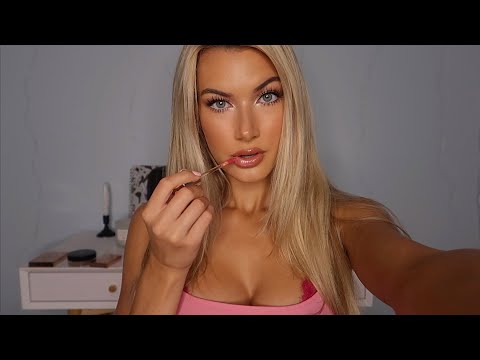 ASMR whisper GRWM for content day - doing my makeup 💄