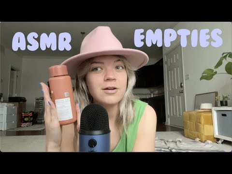 ASMR product empties show & tell 💕 / favorite products