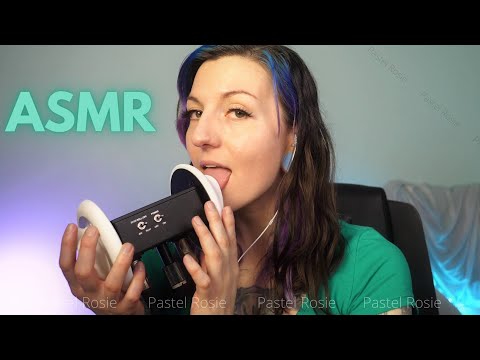 (ASMR) 👅 Deep Ear Attention and Licking for Tingle Immunity 👅 PASTEL ROSIE