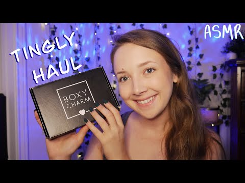 ASMR BoxyCharm + Dossier Unboxing ~ SUPER tingly triggers ✨✨