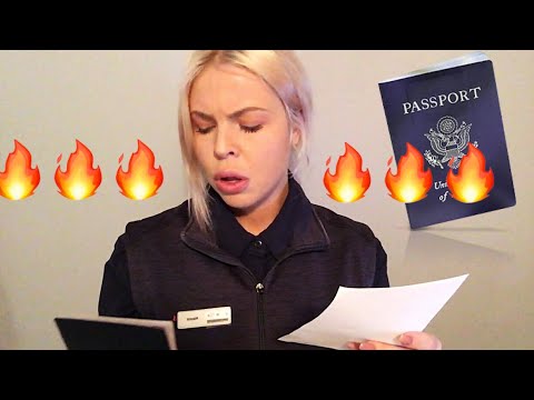 REAL B*TCHY CUSTOMS OFFICER AT US/CANADIAN BORDER | ASMR ROLE PLAY