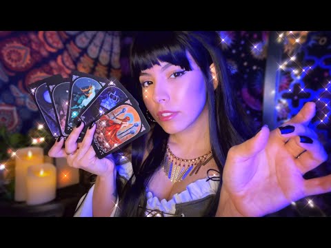 ASMR | Chaotic Tarot Card Reading 🔮✨ (+ some personal attention)