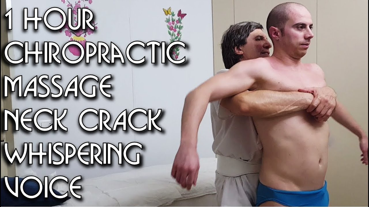 💆 1 Hour of Chiropractic: Neck and Back Crack - Head, Eyes and Ear Massage - ASMR relaxing voice