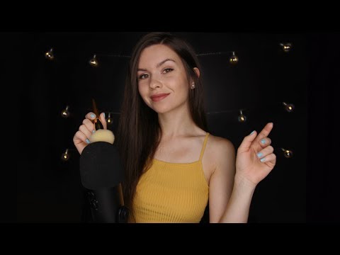 ASMR - Relaxing Layered Sounds & Trigger Words // Brushing, Tapping, Scratching & More