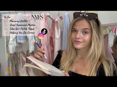 ASMR Influencer Personal Assistant Gets You Ready For New York Fashion Week 🗽✨