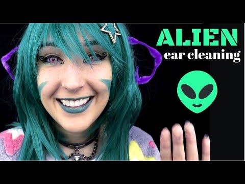 ASMR - ALIEN EAR CLEANING ~ Removing Mind Control Bugs from Your Ears! | Fay the Friendly Alien ~