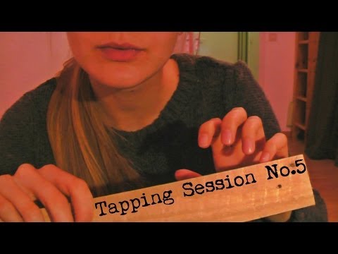 ASMR ♥ Tapping Session #5 (slow, fast, rhythms)