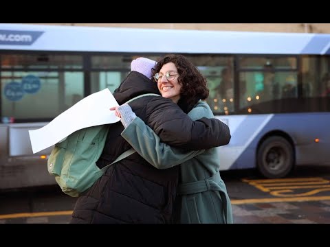 Hug challenge - Glasgow