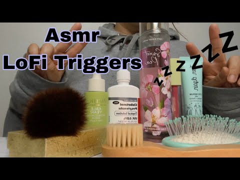 ASMR Lofi Triggers- no microphone used & no talking