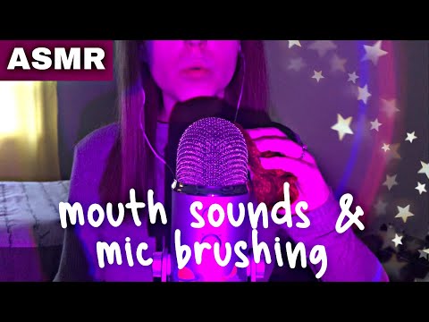 ASMR | Clicky Mouth Sounds & Mic Brushing With Scrunchie 💖🎙 (No Talking)