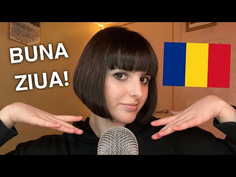 ASMR Teaching You Basic Romanian 🇷🇴