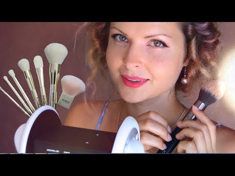 ASMR FRANCAIS 🇫🇷 ❤ Brushing the Microphone With Different Brushes ( 3DIO )