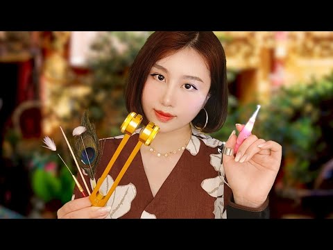 *ASMR* Chinese Style Tingly Ear Cleaning Role Play - Soft Spoken