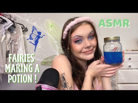 ASMR FAIRY RP | Lets Make A POTION ! Lid sounds, Liquid sounds, Whispers, Tapping, & MAGIC 💖 💫