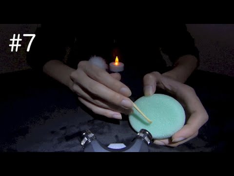 [音フェチ]耳かき道具で触ってみた パート７[ASMR]Let's make new sounds by ear cleaning stuffs#7 [JAPAN]