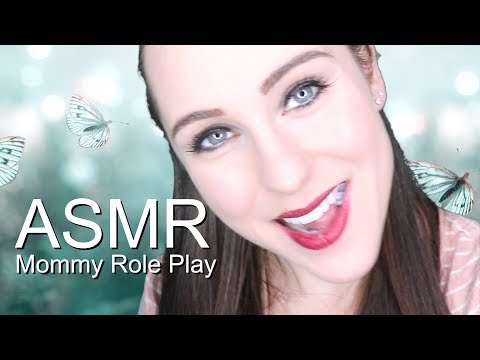 ASMR Mommy role play with bubble gum bubbles