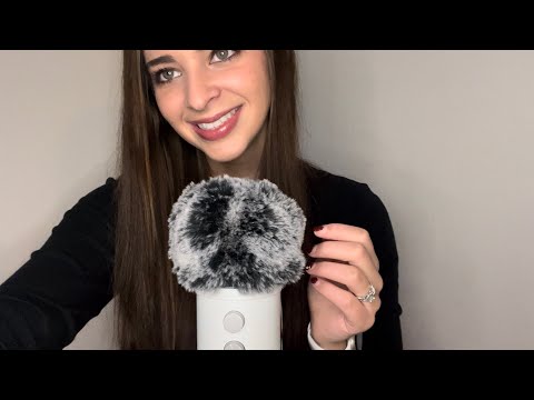 ASMR for relaxation & anxiety relief (lots of hand movements & mic scratching)