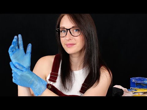 ASMR Gloves Roleplay 🧤 Latex gloves, rubber gloves, leather gloves