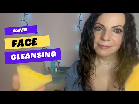 ASMR Roleplay Relaxing Face Cleaning #asmrroleplay #asmrfacecleaning #asmrfacemassage
