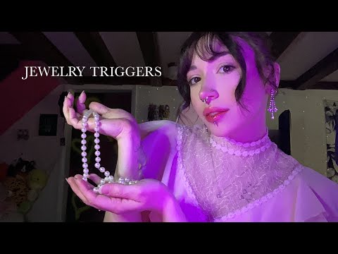 Jewelry Triggers ASMR | Tapping, Scratching, Whispering, Rambling