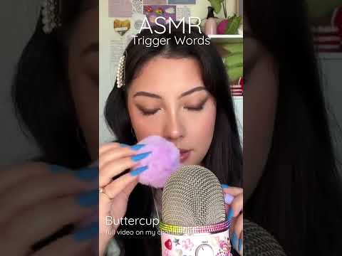 ASMR TRIGGER WORDS (FULL VIDEO ON MY CHANNEL)