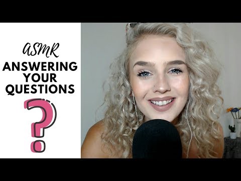 ASMR | Answering Your Questions (Whispered)