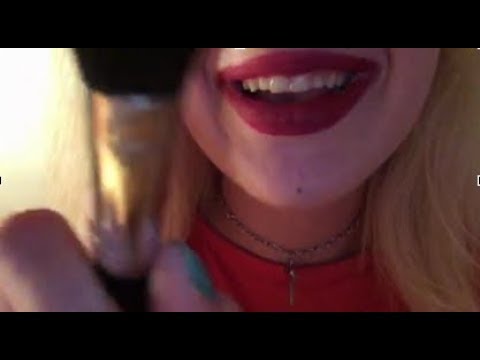 ASMR I Whispering Positive Affirmations w/ Face Brushing and Hand Movements
