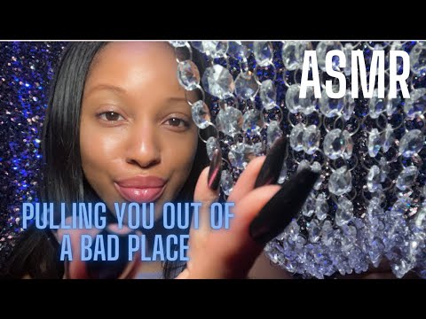 ASMR POV PLUCKING NEGATIVE ENERGY| PULLING YOU OUT OF A BAD PLACE, Positive Affirmations (looped)