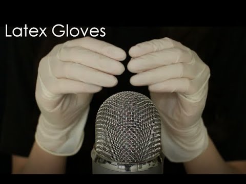 ASMR Latex Gloves | Mic Blowing | Ear Cupping (No Talking)