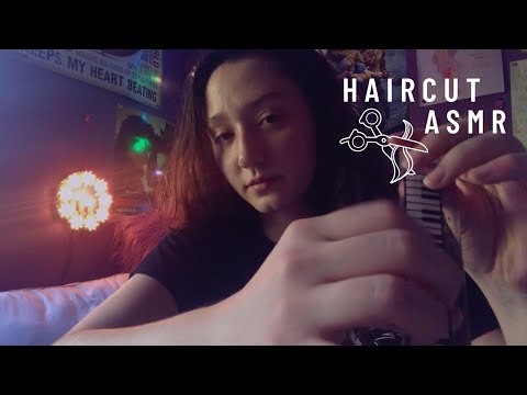 ASMR Homemade Haircut (Brushing, Straightening, Hand Sounds) 😴💤