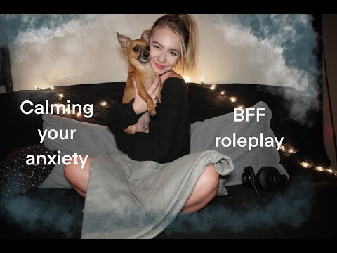 asmr  💖  calming your anxiety during a thunderstorm  💖