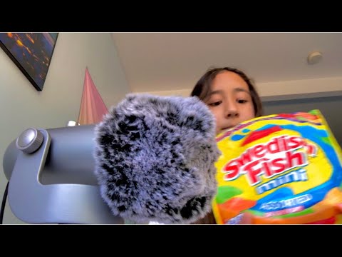 ASMR Eating Swedish Fish Candy (Eating Sounds)