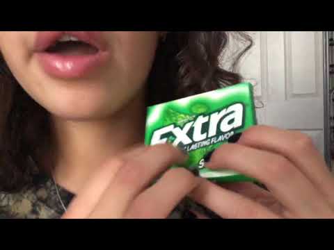 ASMR- BLOW POP, GUM CHEWING, SMALL BUBBLE BLOWING