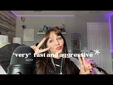my most fast and aggressive asmr