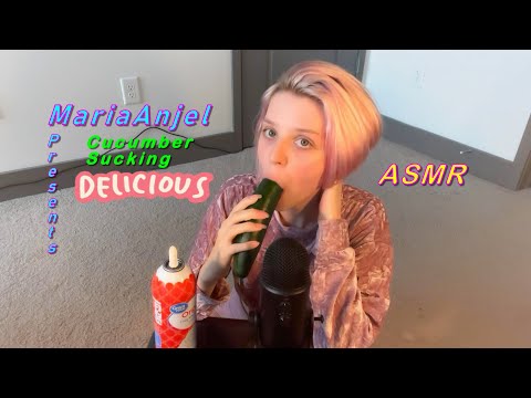 ASMR-Cucumber Sucking