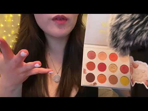 ASMR eyeshadow palettes 🎨(tapping + whispers)