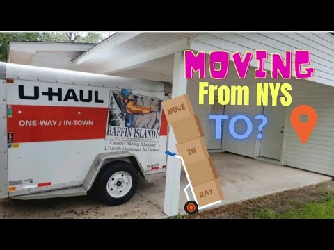 Vlog: Moving 18 HOURS Across State. From NYS to Down South 🌻 (Part 1)