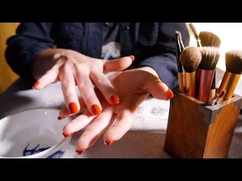 Relaxing Brush Cleaning | ASMR Hands, Slight Tapping & Tinkles