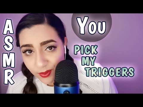 ASMR MY SUBSCRIBERS PICK MY TRIGGERS | Mouth Sounds, Singing, Hair Brushing & more