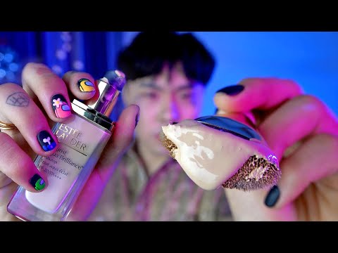 ASMR Doing Yo Makeup with Estee Lauder Products Only 🇺🇸❄️ (English ✔)