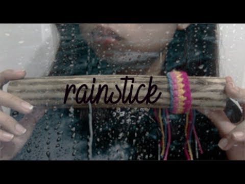 [ASMR] It's Raining Soundscape (Rainstick,Mouthsounds,Tapping,visual) THANKS MR BITEY