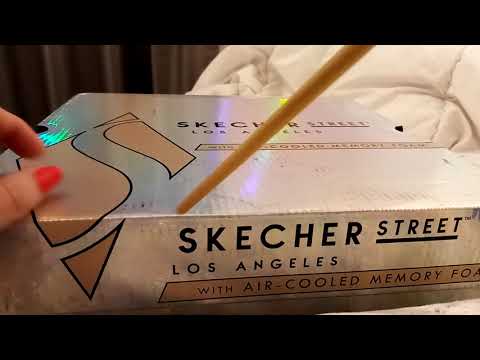 Asmr cardboard box + paper Tracing w/brushes. Dry tingly sounds