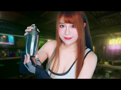 ASMR Tifa Cosplay Final Fantasy Role Play Training You