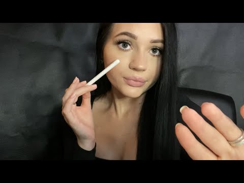 ASMR| TRACING MY FACE (PERSONAL ATTENTION)