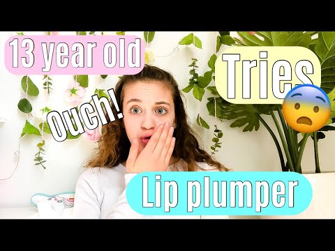 13 year old Tries Extreme Lip Plumper 1st time!!! SHOCKING RESULTS!